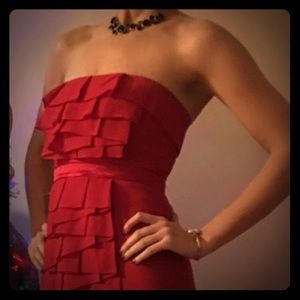 BCBG red dress